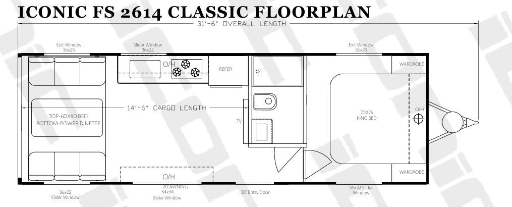 IROK Iconic FS2614 Floorplan